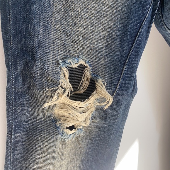 All Saints Drop Crotch Baggy Jeans W27 - Picture 4 of 8
